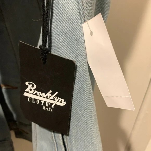 Brooklyn Cloth Mfg Co XL  NWT Drip Denim Jacket - Picture 7 of 10